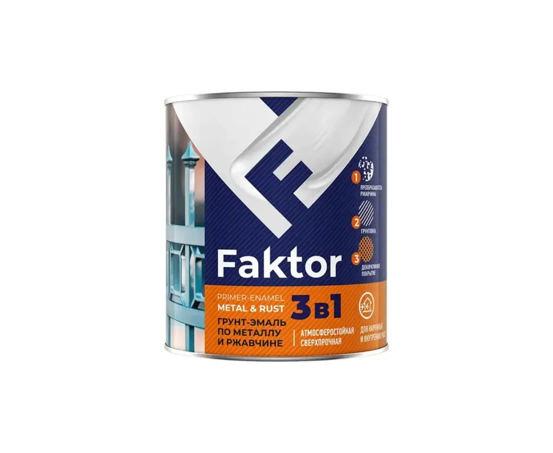ანტიკოროზიული გრუნტი ლურჯი 3x1, 0,8კგ FACTOR — გრუნტი